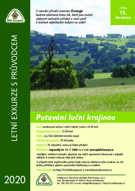 Putování luční krajinou